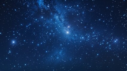 Fototapeta premium Night Sky Stars and Milky Way Galaxy