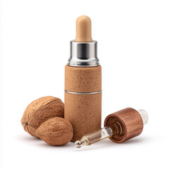 Natural Walnut Oil in Eco-Friendly Dropper Bottle