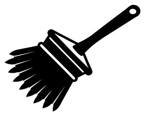 Cleaning Brush Icon Vector, Cleaning Brush Clipart
