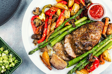 Files of the breast duck grill.