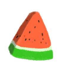 watermelon isolated on white background