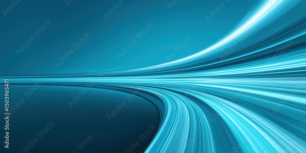 Poster abstract futuristic motion trails and dynamic arcs s