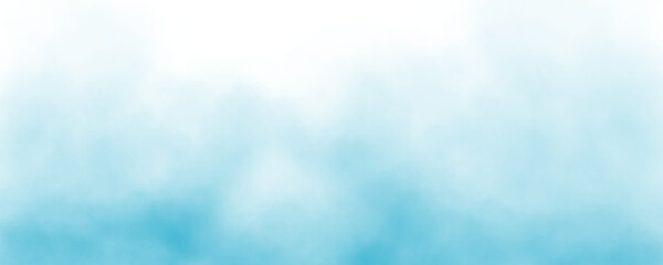 PNG fog texture isolated on transparent background, Beautiful swirling light blue color smoke, Special effect of steam, Vector isolated smoke