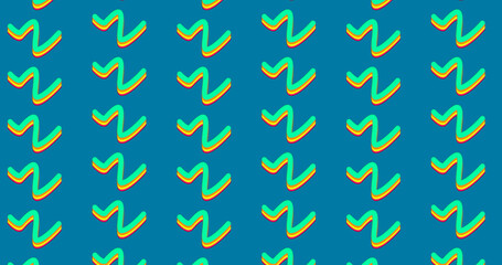 Geometric Hexagon Pattern on Red Background