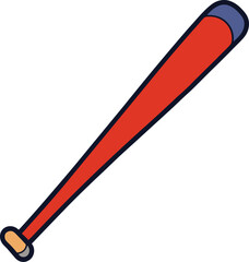 baseball bat vector illustration