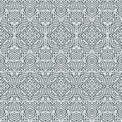 Decorative Swirl Floral Ornament Pattern for Textile and Paper Background
