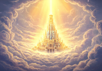 Obraz premium The New Jerusalem(Revelation 21:2)