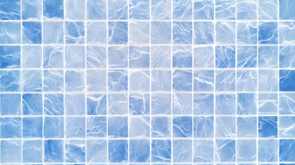 Blue ceramic tiles under clear pool water, perfect for seamless water textures, vacation graphics, and poolside content.