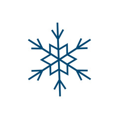 christmas snowflake icon