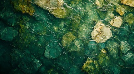 Underwater pool tile texture with moving reflections, great for luxury visuals, resort promotions, and calm aqua aesthetics.