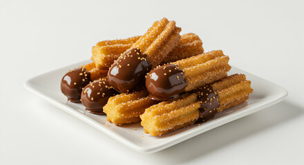 Chocolate Churros Recipe Crispy  Delicious