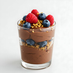 Chocolate Chia Seed Pudding Recipe with Berries