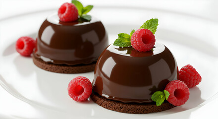 Chocolate Raspberry Mousse Dessert Recipe
