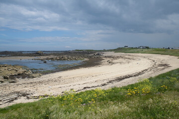 Paysage de mer du Nord Finistère en Bretagne