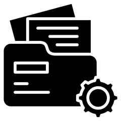 Project Folder glyph icon