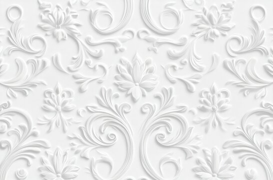 Bright white dobby background with fine