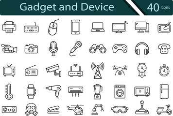 Ultimate Gadget and Device Icon Set.