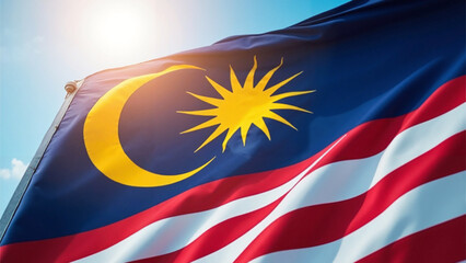 Fototapeta na wymiar Celebrate Malaysia's Independence Day with a stunning stock photo for advertising, social media, and educational materials.