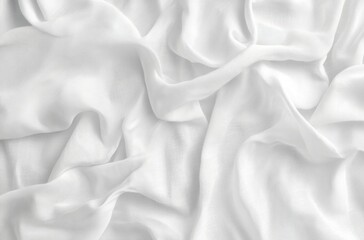 Obraz premium Frost white dobby cotton fabric texture, high detail