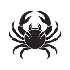 crab-color isolated-crab-on-white-background