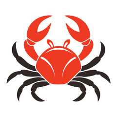 crab-color isolated-crab-on-white-background