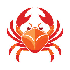 crab-color isolated-crab-on-white-background
