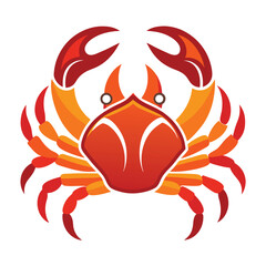 crab-color isolated-crab-on-white-background