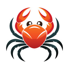 crab-color isolated-crab-on-white-background