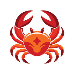 crab-color isolated-crab-on-white-background