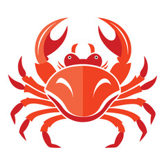 crab-color isolated-crab-on-white-background