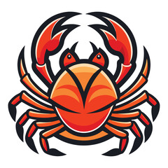 crab-color isolated-crab-on-white-background