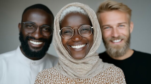 Diverse Team Collaboration  Happy Multicultural Professionals