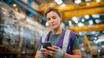 Engineer's meticulous work on rocket assembly in aerospace facility