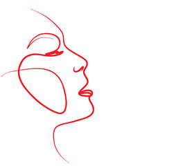 Face line art