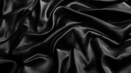 Fototapeta premium Fine cotton fabric surface with soft wrinkles and subtle weave pattern