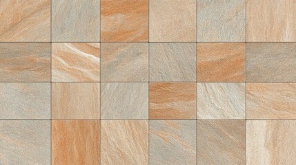 Sandstone block wall background with natural textures and warm earthy tones