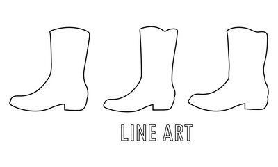 Cowboy boot silhouette vector, Cowboy boot SVG, Cowboy boot icon vector illustration 