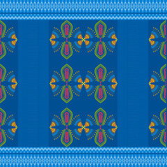 Design of a seamless vintage floral pattern 