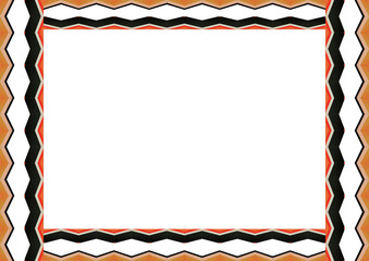 simple pastel line art for decorating a4 landscape certificate, diploma, announcement, advertisement	
