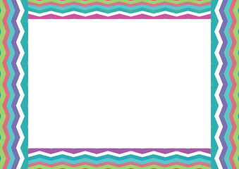 simple pastel line art for decorating a4 landscape certificate, diploma, announcement, advertisement	
