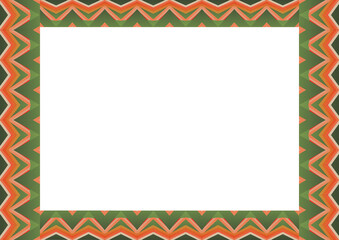 simple pastel line art for decorating a4 landscape certificate, diploma, announcement, advertisement	
