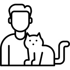 Play With Pet line icon