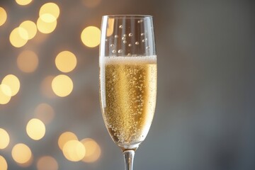 Sparkling Celebration A Festive Toast with Bubbly Champagne