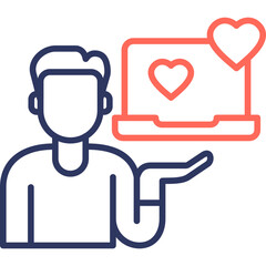 Quality Of Life line color icon