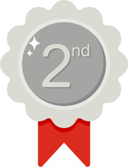 cute winner medal emblem