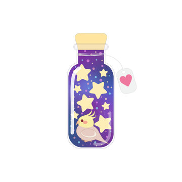 Bird in a jar