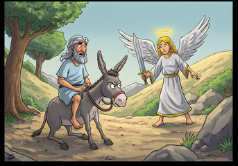 Balaam and the Donkey(Numbers 22:28)