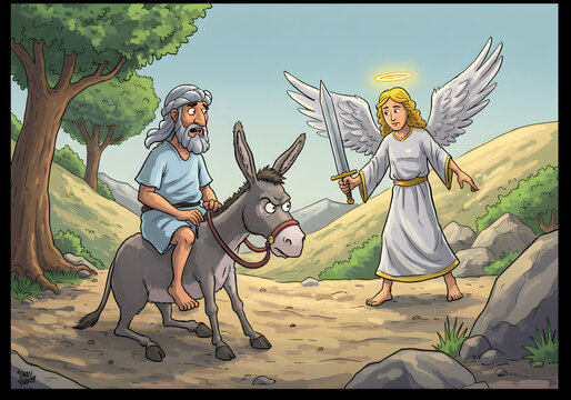 Balaam and the Donkey(Numbers 22:28)