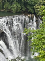 Shifen Waterfall in Taiwan – Majestic Cascade in Lush Nature