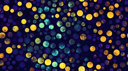 Acid-toned circular pattern with neon glow effect on black, ideal for retro-futuristic layouts, dance visuals, and nightlife designs.